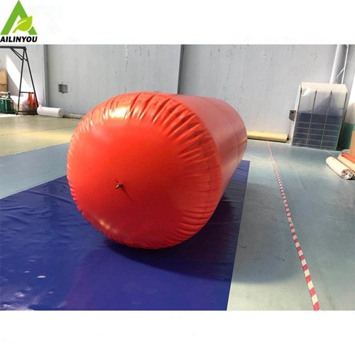 Chinese manufacturer PVC flexible red mud home use storage balloon biogas bag