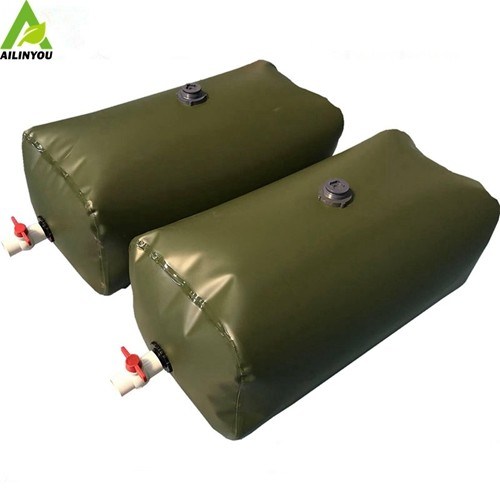 China Factory  Hot Sale Collapsible 50L Camping Water Tank  100 L Flexible Custom Water Bladder For Camping