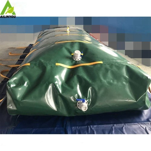 Flexible 100000liter Pvc Tarpaulin Fabric Water Storage Bladders Bags Containers For Wastewater Treatment