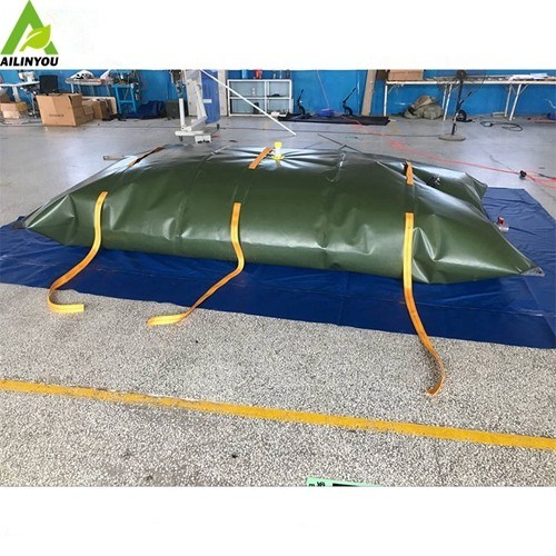 Hot Sale Flat Water Bladder Tank Foldable Pvc Water Storage Tank Bladders For  Liquid Transportation in Europe