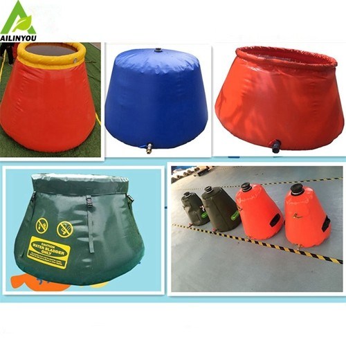 High Quality Onion Shape PVC Tarpaulin firepoof Water Storage Tank