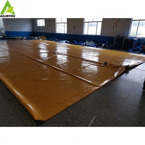 Flexible 100000liter Pvc Tarpaulin Fabric Water Storage Bladders Tank