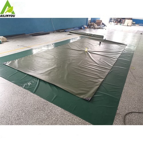Flexible 10,000Liter PVC Tarpaulin Fabric Water Storage Bladders Tank for farm irrigation