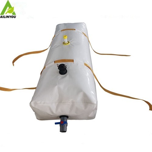 Economical folded PVC and TPU water bladder water treatment machinery