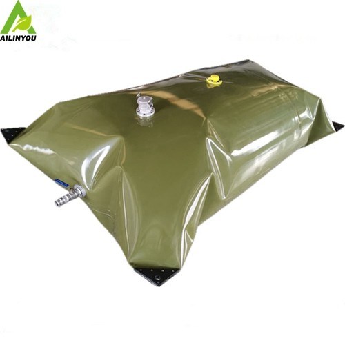 Foldable & Collapsible TPU Tarpulin Military Fuel tank  Custom Fuel Storage Bag for Emergency Storage  Usage on Boat or