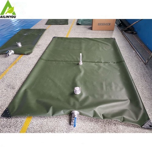 Ailinyou Manufacturer Flexible Diesel Container Portable 100 Gallons Fuel Storage Bladder