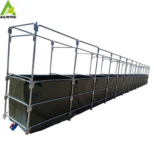 PVC tarpaulin plastic fish pond outdoor plastic water fish pond fish tank Agriculture PVC folding