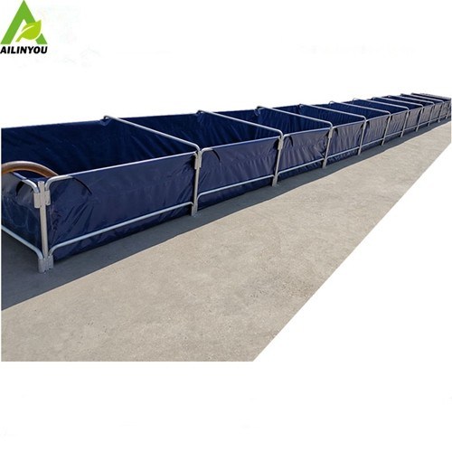 China Manufacturer Collapsible Fish Holding Tank  Recirculting  Aquacuture Biofloc Tank 60000 Liters