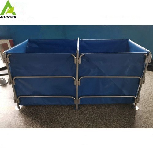 5m3 - 1000m3 Galvanized Steel Tube Metal Frame Pvc Collapsible Fish Farming Tank Pond