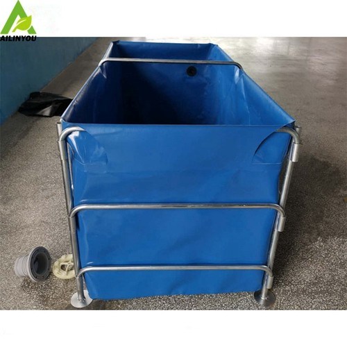 customized 20m3  flexible fish farming tank water storage tank aquaculture tank