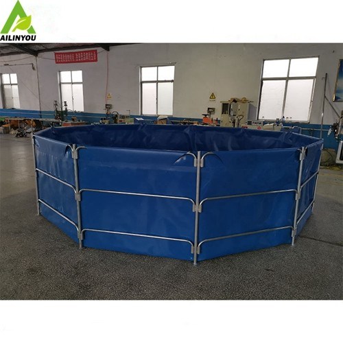 wholesale Folding Pvc Tarpaulin Fish Pond Tank for Fish Farming wholesale Folding Pvc Tarpaulin Fish Pond Tank for Fish