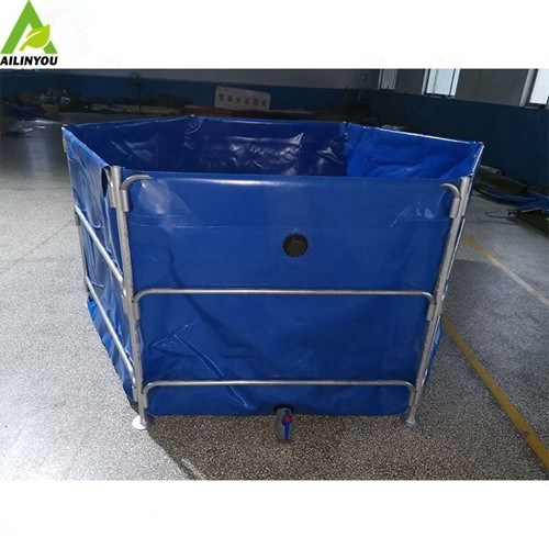wholesale Folding Pvc Tarpaulin Fish Pond Tank for Fish Farming wholesale Folding Pvc Tarpaulin Fish Pond Tank for Fish
