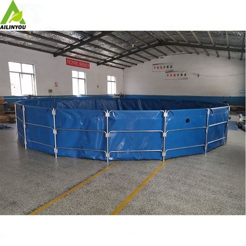 customized 20m3  flexible fish farming tank water storage tank aquaculture tank