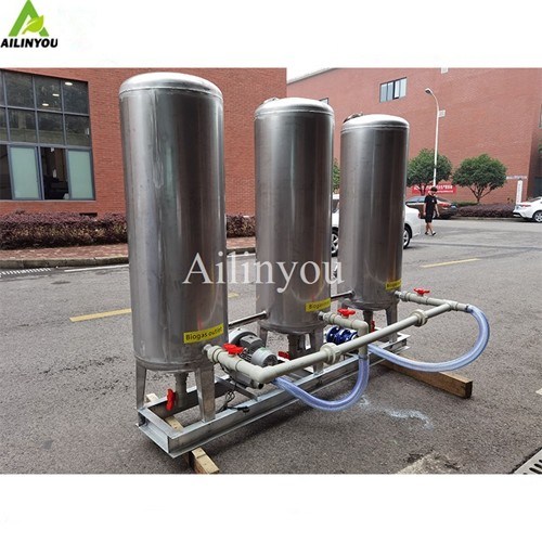 Purification System Biogas H2S Scrubber Biogas Filter Iron Oxide Desulfurizer Biogas Desulfurization
