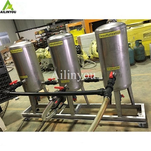 Ailinyou   Hot Sale  Biogas  Scrubber System  Dehydration, desulfurization and purification biogas system