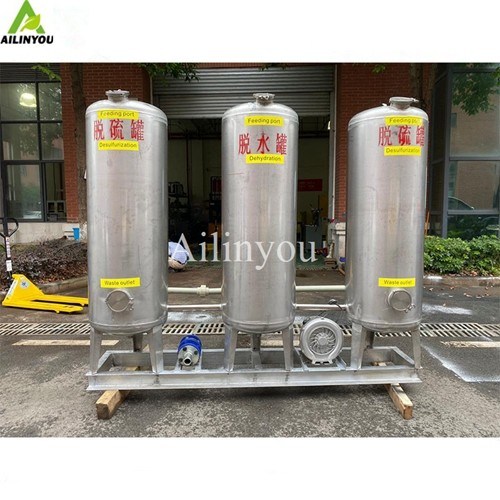 Purification System Biogas H2S Scrubber Biogas Filter Iron Oxide Desulfurizer Biogas Desulfurization