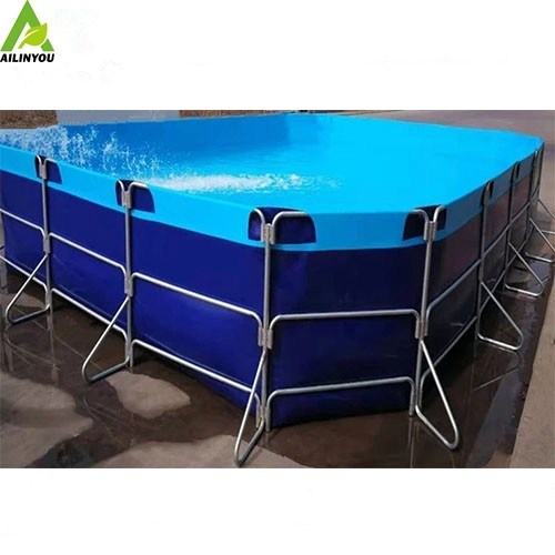 Commercial Aquaculture Farming Tanks For Aquarium Pvc Coated Biofloc Fish Tank 1000 L ~500,000Liters
