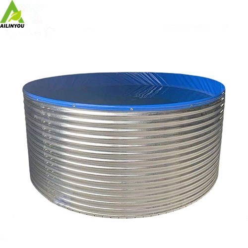 Foldable Round Pvc Tarpaulin Liner For Biofloc Fish Tank 10000 ltr Fish Farming Tank