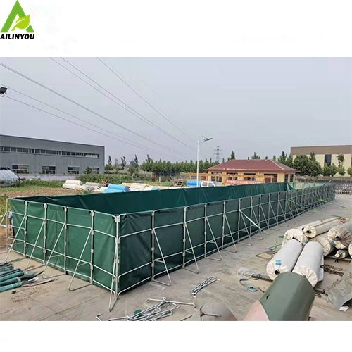High Quality Pvc Biofloc Fish Tank 20000 Litres Round  Fish Farm Tank With Frame Support