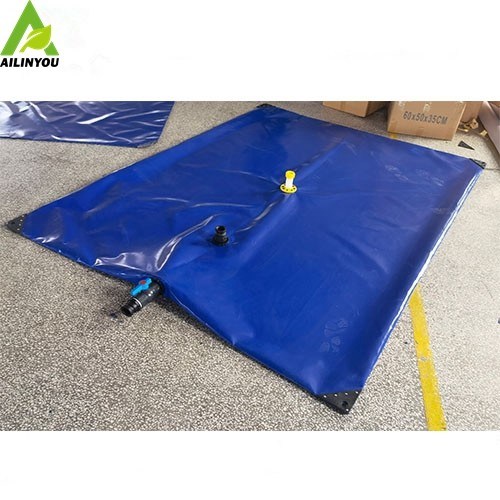 Collapsible Pillow Shape Water Tank PVC Tarpaulin Flexible Water Storage Pillow Tank