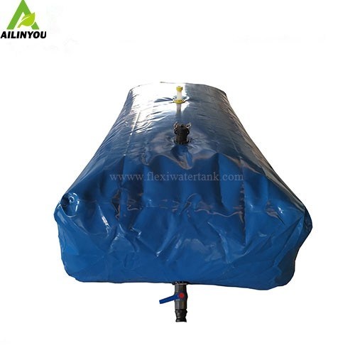 Ailinyou Good Quality Rainwater Storage Bladder Collapsible Square Water Tanks 5000 Liter for water treatment tank