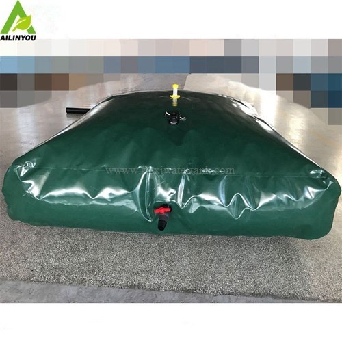 Ailinyou Good Quality Rainwater Storage Bladder Collapsible Square Water Tanks 5000 Liter for water treatment tank
