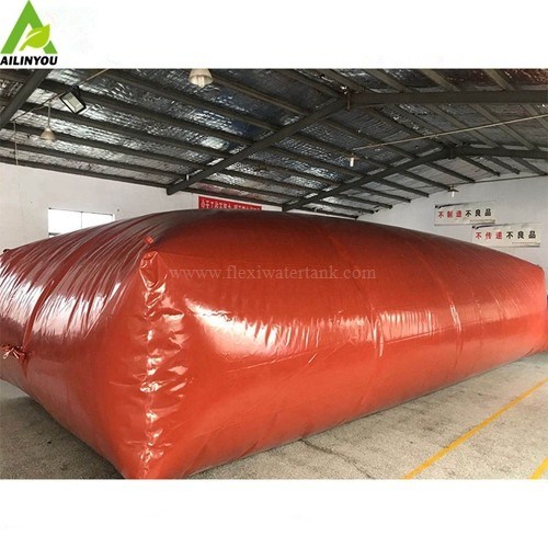 China Factory Sale  Red Mud PVC  Biogas Gasholder  Durable Biogas Storage Bag