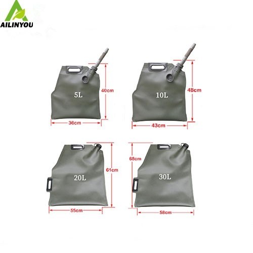 5L 10L 20L TPU Durable Jerry Can Gasoline Diesel Tank Portable Fuel Bag