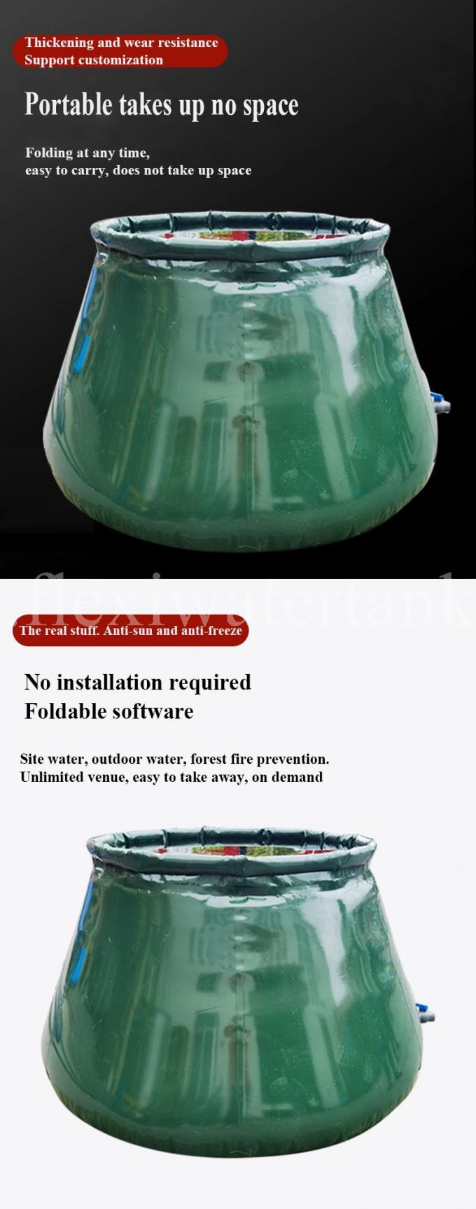 Factory Custom Onion Water Storage Tank Soft PVC 1000l Water Tank Storage