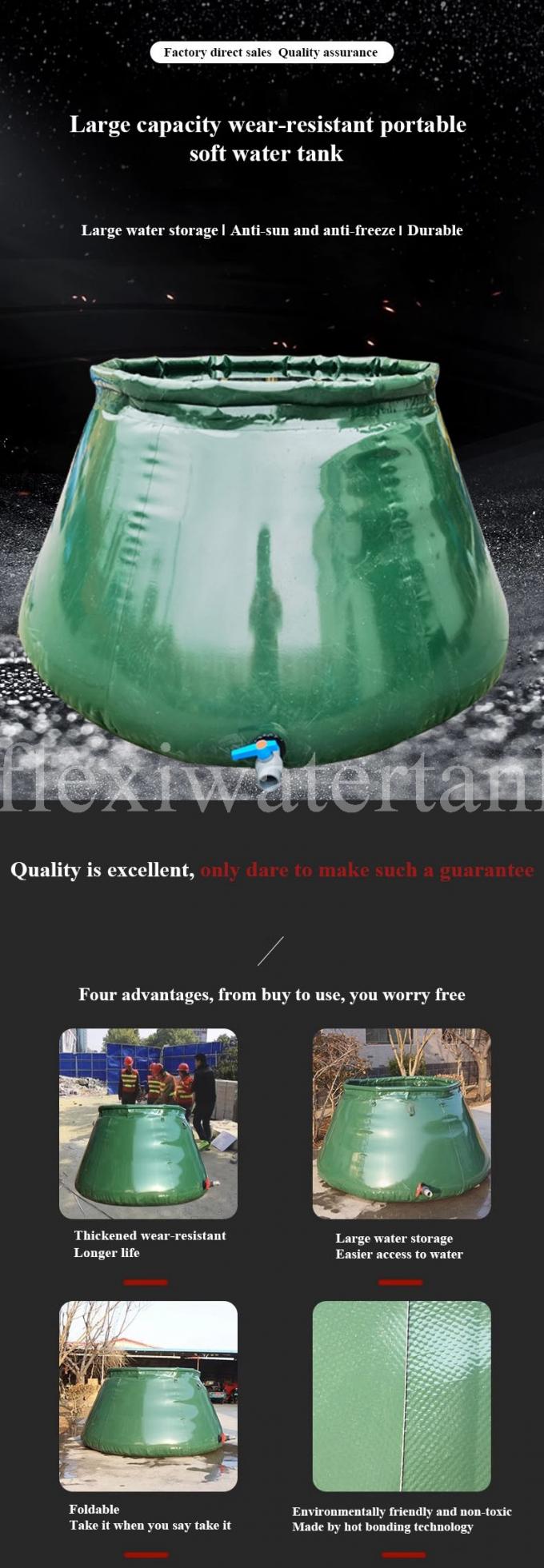 Factory Custom Onion Water Storage Tank Soft PVC 1000l Water Tank Storage