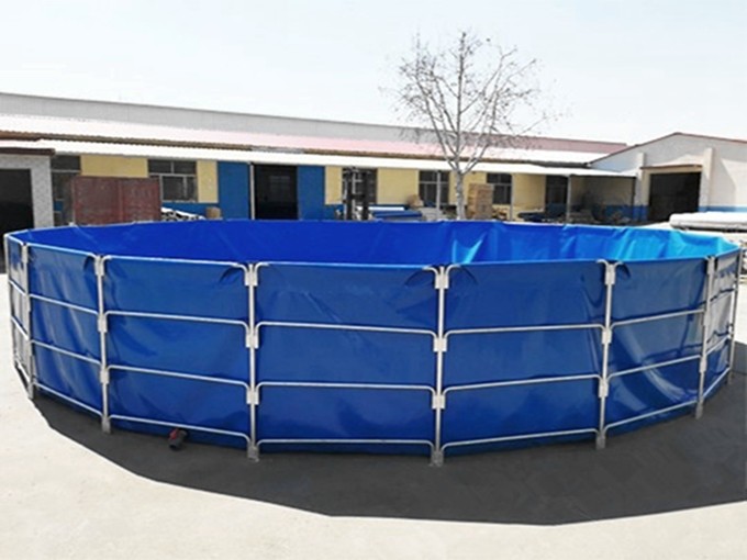 Flexible biofloc pvc fish farming tank Pvc Canvas Fish Tank Farming