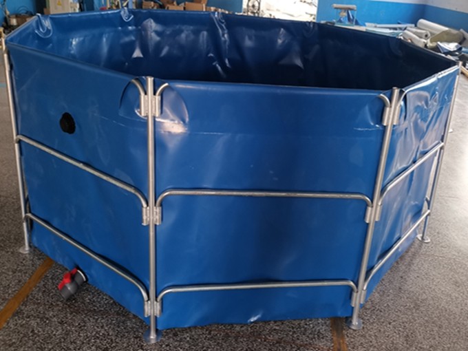 Flexible biofloc pvc fish farming tank Pvc Canvas Fish Tank Farming